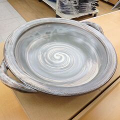 59/610 たち吉 刷毛目陶板鍋　未使用品【モノ市場知立店】