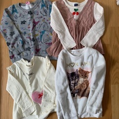 女の子　120 冬服まとめ売りの画像