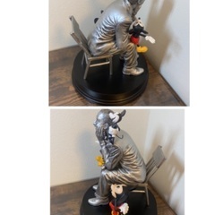 エネスコ(enesco) スタチュー『ディズニー・トラディション(DISNEY TRADITIONS)』 100周年記念フィギュア ウォルト・ディズニー&ミッキーマウス Disney 100years of wonde 展示品 ウォルトの右側にいるミッキーの右腕折れ有りの画像