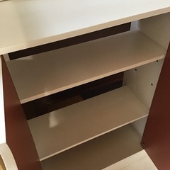 ●販売終了●※￥500に値下げしました※収納棚　白　収納家具　中古品の画像