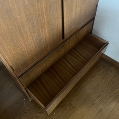 木製　衣装ケース　洋服掛け　条件付き取引の画像