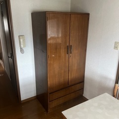 木製　衣装ケース　洋服掛け　条件付き取引