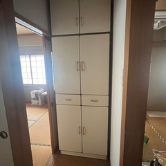収納棚　白　押入れ　木製　条件付き取引　