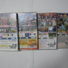 PSPゲームソフト４種類☆戦国BASARA2種/NARUTO疾風伝アクセル3/トリコ☆手渡しのみの画像
