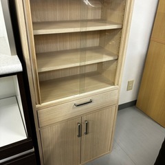 ガラス戸 ミニ食器棚