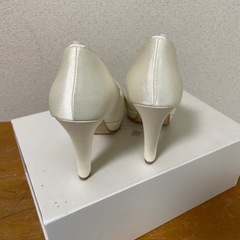 BENIR ベニル ウェディングシューズ サテン 37の画像