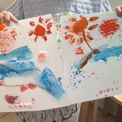 【アトリエべる王子教室】"変身する絵🎨を自分で作って楽しんでみよう♪ "の画像