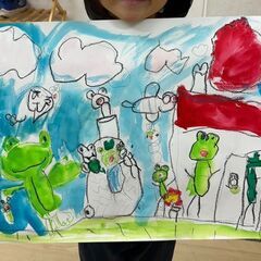 【アトリエべる国立駅前教室】変身🤯する絵🎨は、見ている人を笑顔☺️にする魔法🪄の絵！の画像