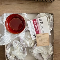 春慶塗り　プレート？茶托？
