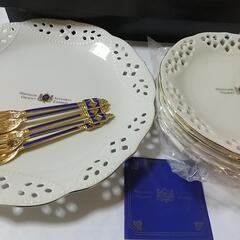 小皿5枚&大皿&フォークセット