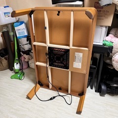 【美品‼️】高級♪ 協立工芸 120cm幅家具調コタツ カジュアルこたつ 長方形 木製ブラウン♪の画像