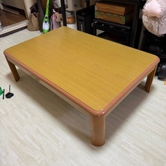 【美品‼️】高級♪ 協立工芸 120cm幅家具調コタツ カジュア...