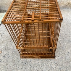 竹串　鳥カゴ　あげます。の画像