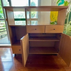 キッチンキャビネット(キャスター付き)の画像