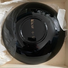 津軽塗り風　菓子盆の画像