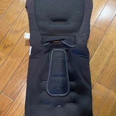 ファミリアコラボ限定青色ボーダー柄三輪ベビーカーの画像