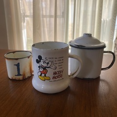 決まりました❗️ミッキーホーローカップとオマケ♡