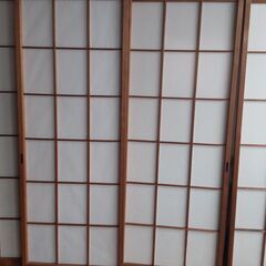 障子戸4枚　建具　中古品