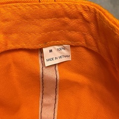 未使用 オレンジ キャップ 帽子 の画像