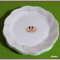 ●未使用 ストック品★ヤマザキパン祭り 白い皿 ６枚揃え★フラン...
