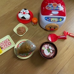 アンパンマン おもちゃ おしゃべりすいはんきと元気100ばいSP和食セットの画像