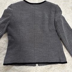 　【終了】　ONEIROS ネオイリス　ノーカラー ツイードジャケット　フォーマルの画像