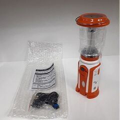 未使用【EVERBright ソーラー多電源 多機能ランタン】非常時 災害対策 アウトドア 自家発電 手回し ラジオ LEDライト エバーブライト 札幌 北20条店の画像