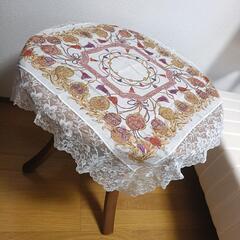 レース　大判　ハンカチ　スカーフの画像