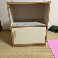 二段ボックス  扉付き