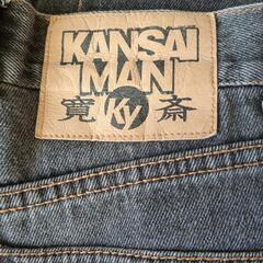 ☆山本寛斎☆KANSAI MAN☆龍刺繍Gパン☆中古品の画像