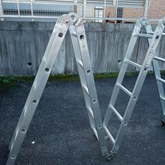 折り畳み脚立　5.7ｍ　自動車の洗車、リフォーム、あらゆる工事に最適の画像