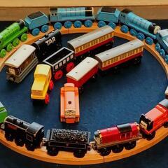 木製、機関車トーマスと仲間達セットの画像