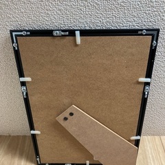 額縁（黒）の画像
