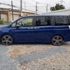 予備検付き! ホンダ ステップワゴン スパーダZナビ テレビ バックカメラ ETC 両側パーワスライドドア クリップダウンモニターの画像