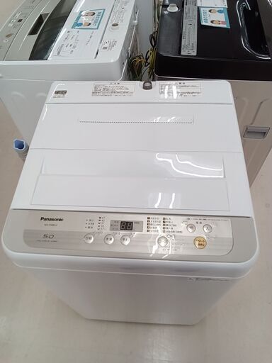 ★ジモティ割あり★ Panasonic 洗濯機 NA-F50B12 5.0kg 18年製 動作確認／クリーニング済み TC5569