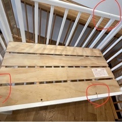 そいねーる　ホワイト　敷マットレスなしの画像