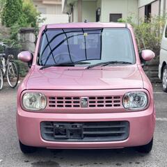 アルトラパン　X　ピンク　SUZUKI　2009年式　２年車検付き　バックカメラ　ETC　プッシュスタート　純正ホイールの画像