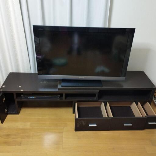 BRAVIA／テレビ40型／テレビ台セット