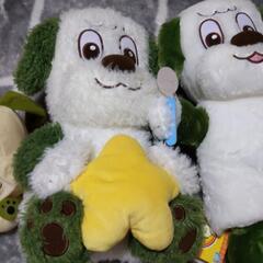 人気キャラクター、ワンワンぬいぐるみ３セットの画像