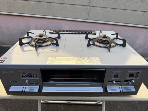 ノーリツ NORITZ NLW2261TL  無水両面グリル  LPガス用 左強火タイプ