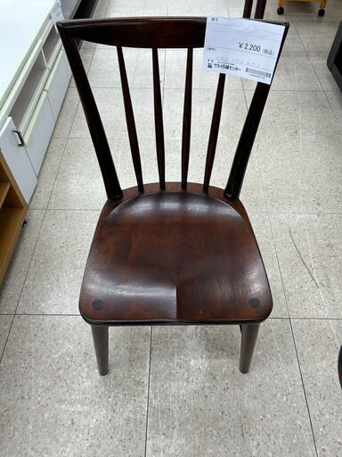 ★ジモティ割あり★ 時代家具 椅子 赤茶 H82×D41×W41 クリーニング済み TJ9366