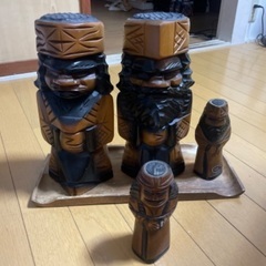 北海道アイヌ民族ニポポ人形　4個の画像