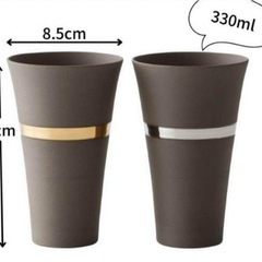 日本製陶器カップセット　ギフト対応の画像