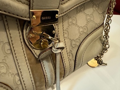 【正規品】GUCCI ショルダーバッグ 145999モデル　レザー ベージュ