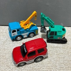 プルバック働く車3台セット