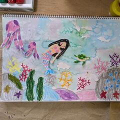 【アトリエべる王子教室】いつもと違う😳？！方法？！で描こう🖼️の画像