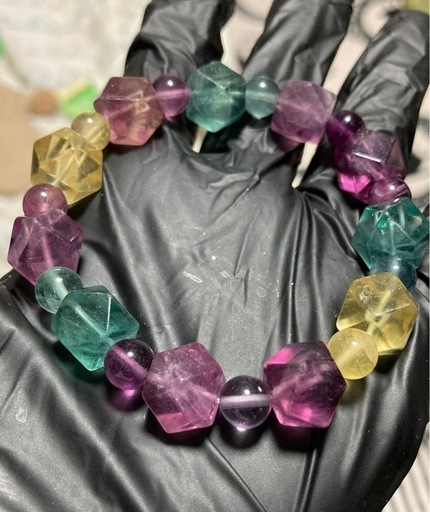 フローライト珍しいブレスレット