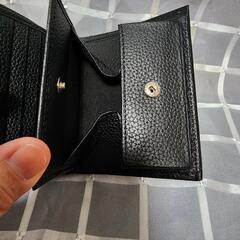 ミンサー柄の財布(黒)の画像