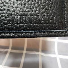ミンサー柄の財布(黒)の画像