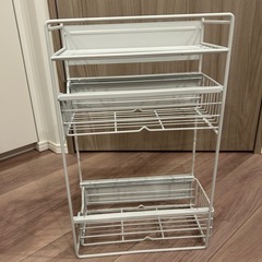 【11/17まで保管可能】収納家具　マグネット付スチール引き出しラック